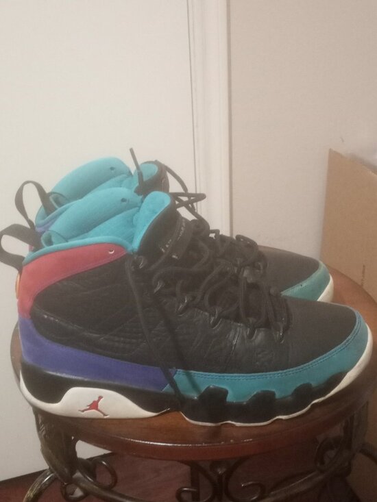 Nike Air Jordan 9 Retro Dream It Do It Black Green Red Mens 10 302370-065 2018 main image 8